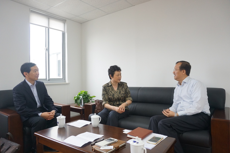 馬玉錄副書記與馬進副主委會談 